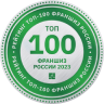 Логотип Топ 100 франшиз
